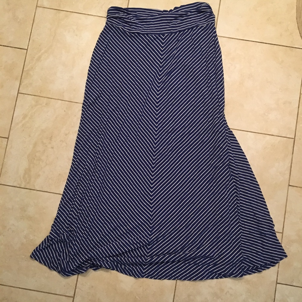 COPY - Target Merona Maxi Skirt blue Large L